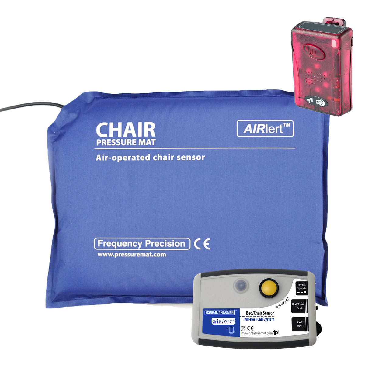Wireless Chair Pressure Mat &amp; Pager Set