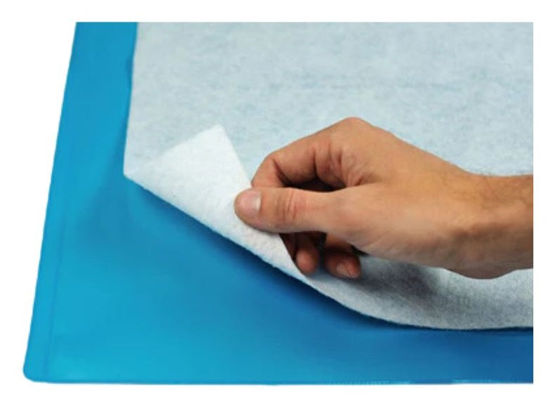 Image featuring a hand gripping an anti-slip base mat