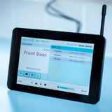 Alert tracker screen showing alert for front door