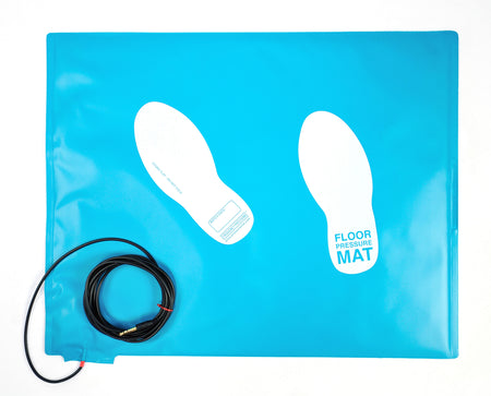 Overhead view of a floor pressure mat