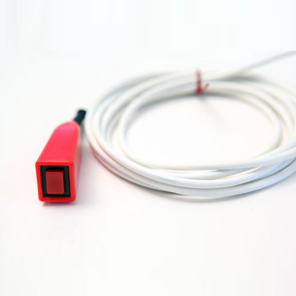 Close-up of a wired call bell designed for integration into hospital call systems