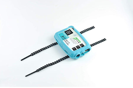 Sensor Case and Rap Straps with sensor inside the case