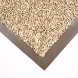 Close-up of the corner detail of a barrier mat